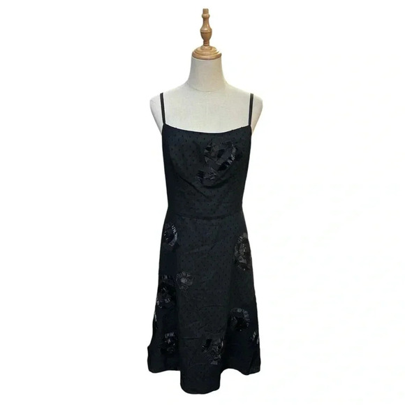 Beth Bowley Anthropologie Black Dress Size 10 - Picture 1 of 6